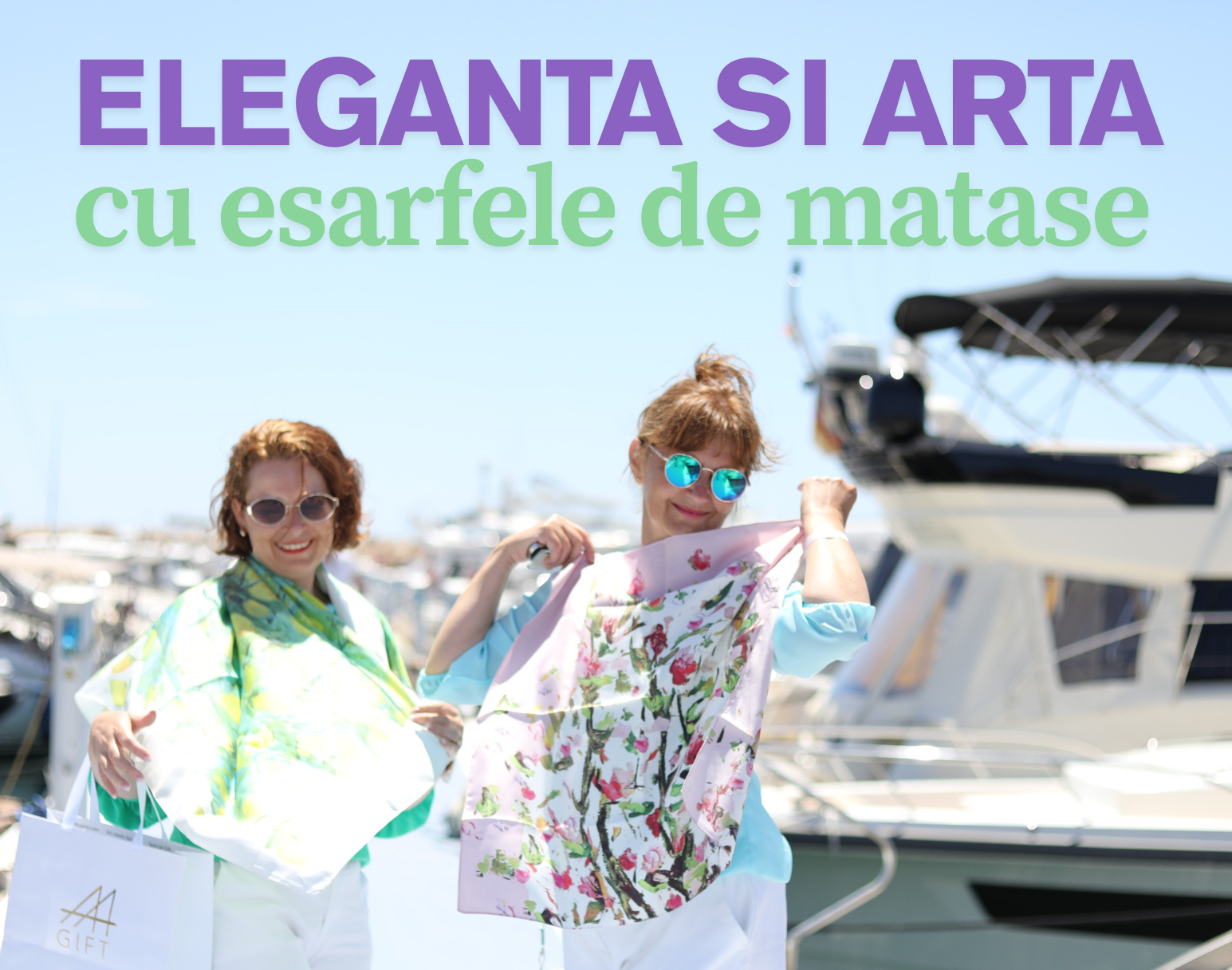 Eleganta si arta cu esarfele de matase
